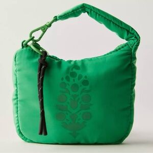 Free People Green Padded Mini Shoulder Bag